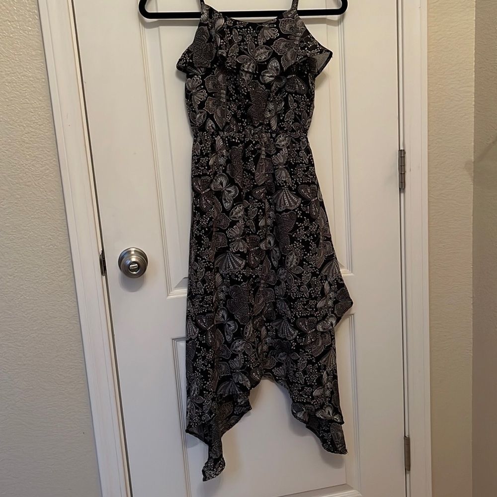 Girls Long Butterfly Dress